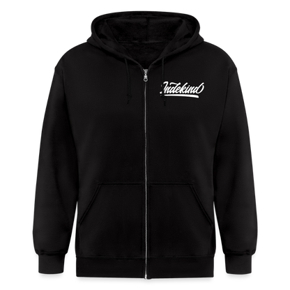 Zipper | Indekind Premium | Herz-Logo | Fü allemoole - Schwarz