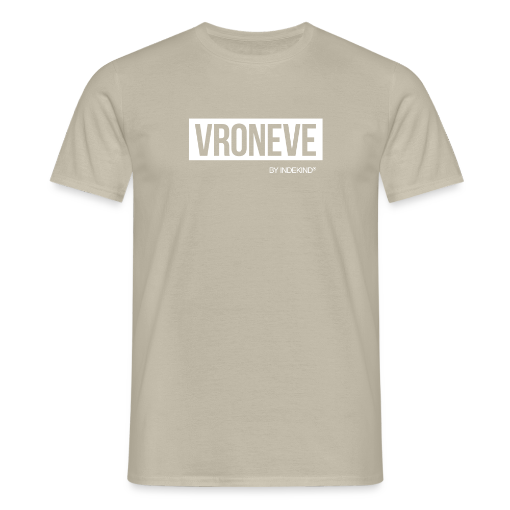 T-Shirt | Vroneve Klassik | Manns-Lüü - Sandbeige