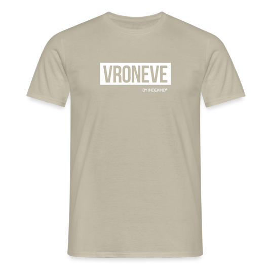 T-Shirt | Vroneve Klassik | Manns-Lüü - Sandbeige