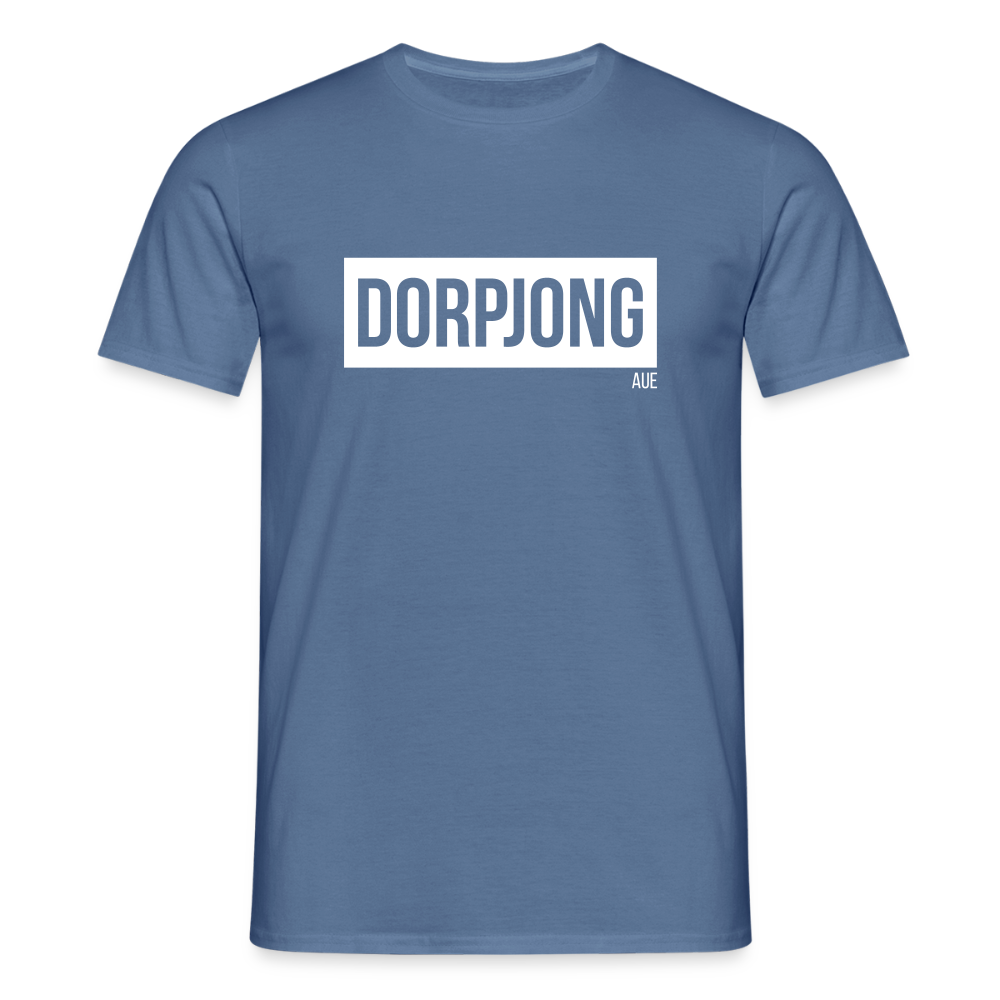T-Shirt | Dorpjong Aue Klassik | Manns-Lüü - Taubenblau 