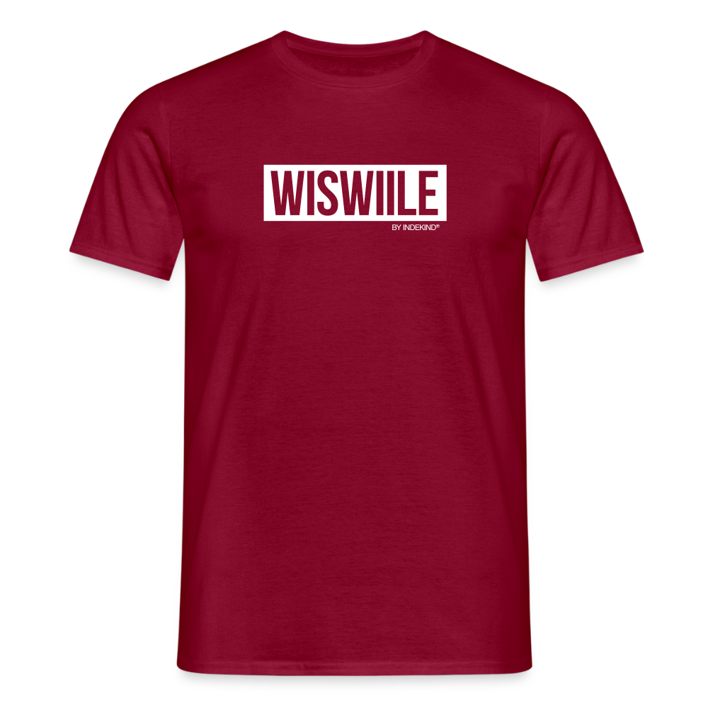 T-Shirt | Wiswiile Klassik | Manns-Lüü - Ziegelrot