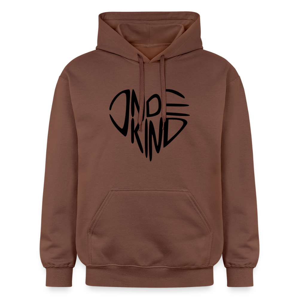 Hoodie | Indekind Premium | Herz-Logo | Mädsche - Kakao