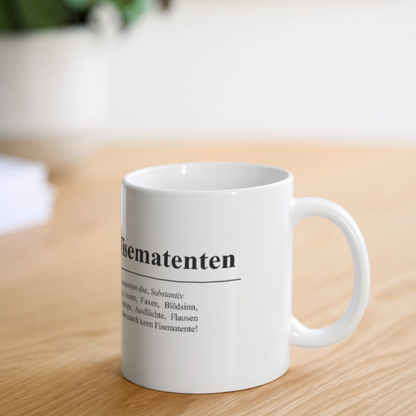 Tasse | Eischwiele Platt | Fisematenten - Weiß