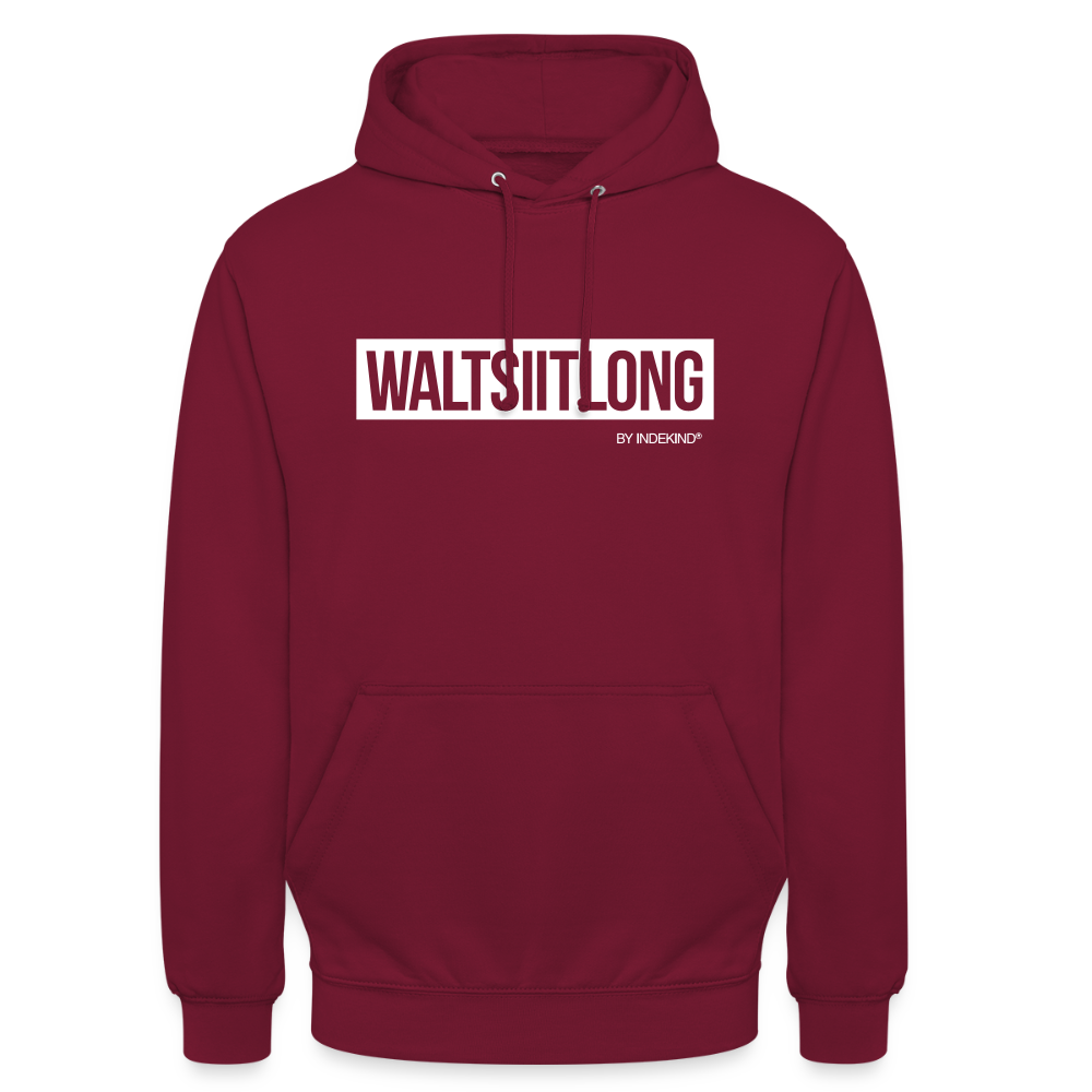 Hoodie | Waltsiitlong Klassik | Fü allemoole - Bordeaux