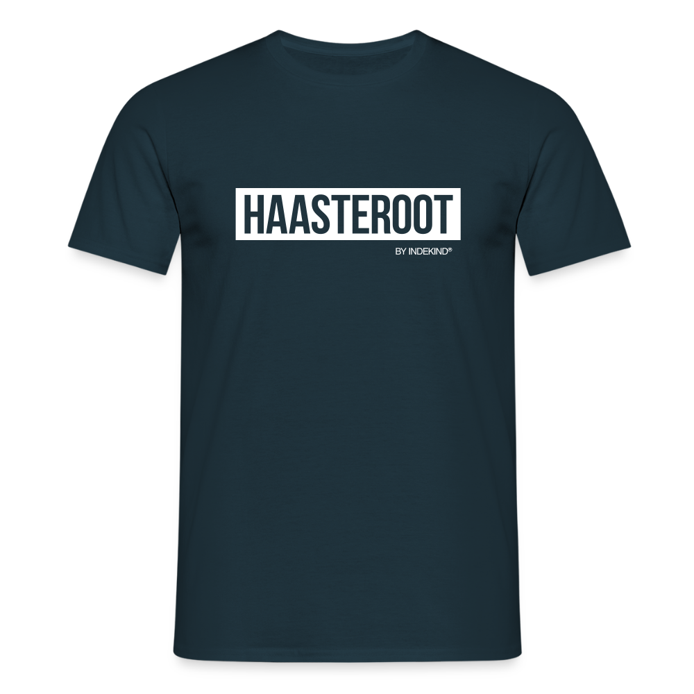 T-Shirt | Haasteroot Klassik | Manns-Lüü - Navy