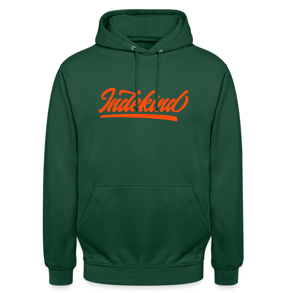 Hoodie | Indekind Neon Orange Klassik| Fü allemoole - Flaschengrün