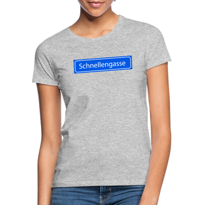 T-Shirt | Schnellengasse | Mädsche - Grau meliert