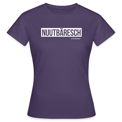 T-Shirt | Nuutbäresch Klassik | Mädsche - Dunkellila