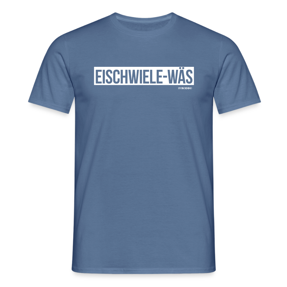 T-Shirt | Eischwiele-Wäs Klassik | Manns-Lüü - Taubenblau 
