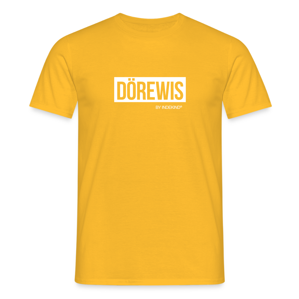 T-Shirt | Dörewis Klassik | Manns-Lüü - Gelb