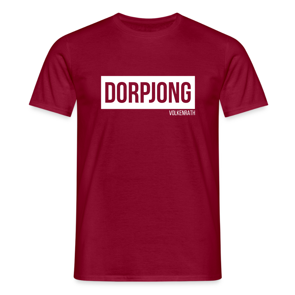 T-Shirt | Dorpjong Volkenrath Klassik | Manns-Lüü - Ziegelrot