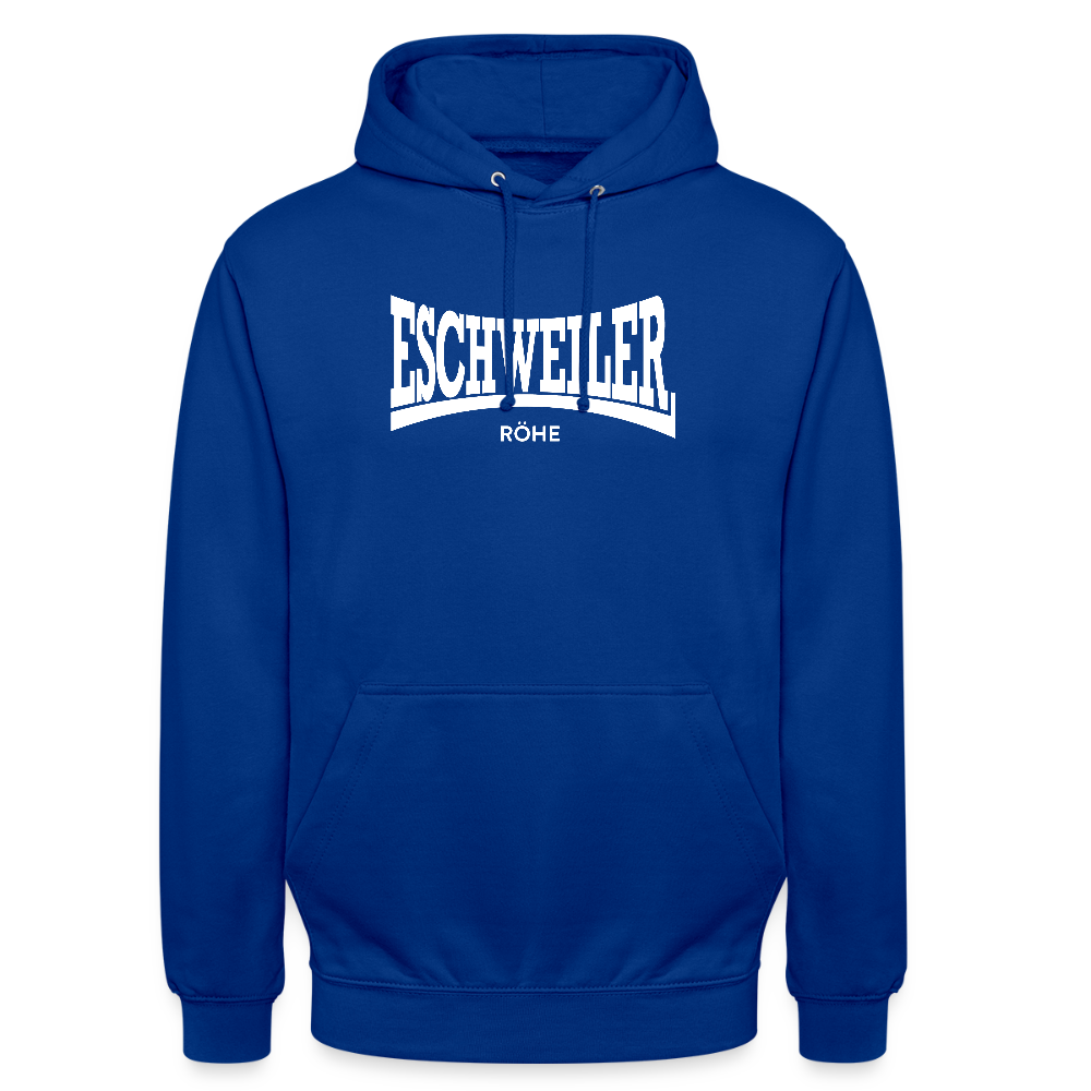 Statement-Hoodie | Röhe | Fü allemoole - Royalblau