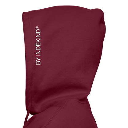 Zipper | Indekind Premium | Herz-Logo | Fü allemoole - Maroon