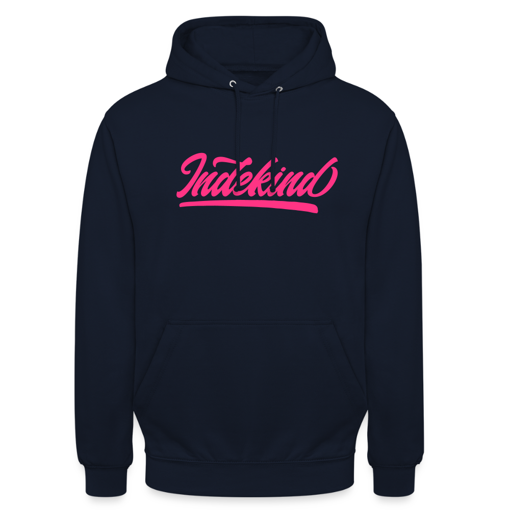 Hoodie | Indekind Neon Pink Klassik | Fü allemoole - Navy
