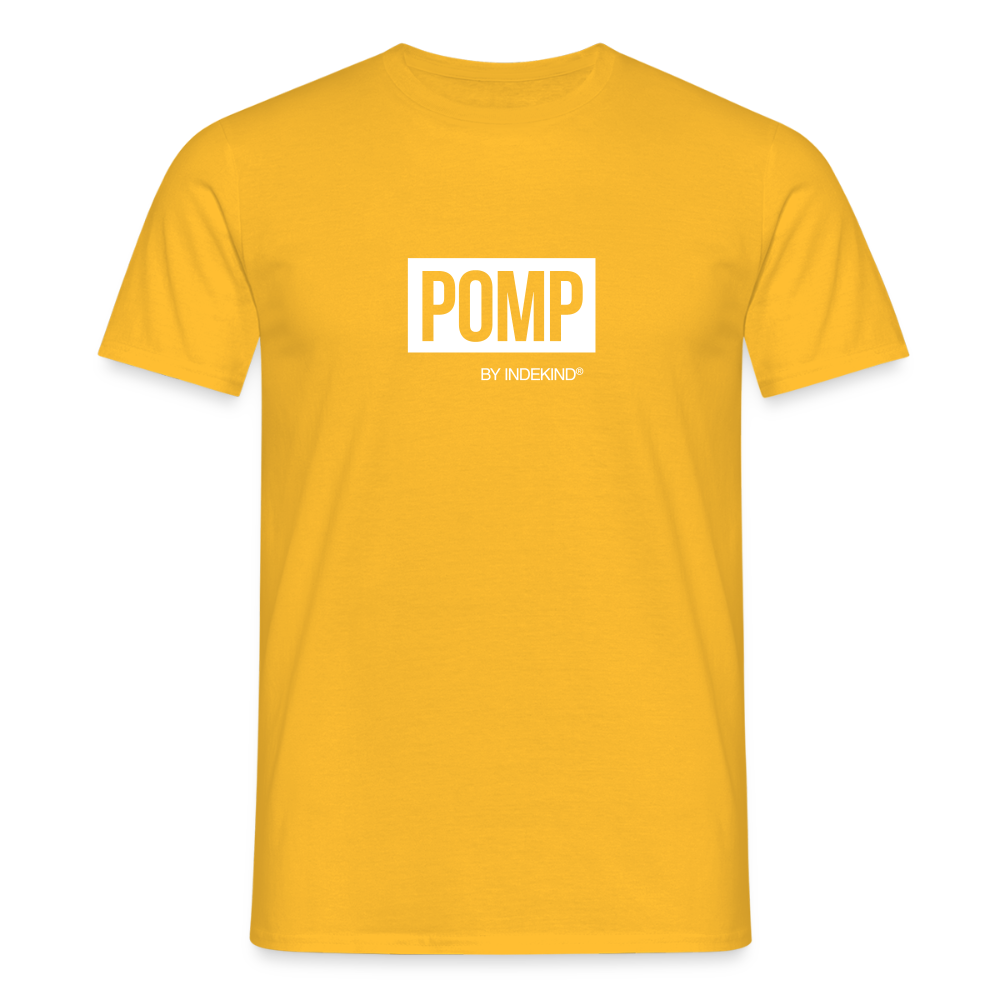 T-Shirt | Pomp Klassik | Manns-Lüü - Gelb