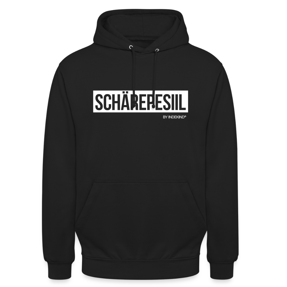 Hoodie | Schärepesiil Klassik | Fü allemoole - Schwarz