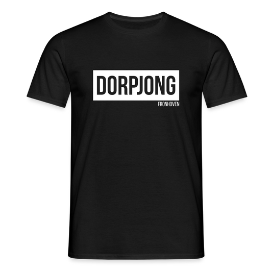 T-Shirt | Dorpjong Fronhoven Klassik | Manns-Lüü - Schwarz