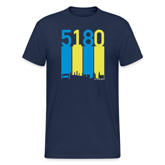 T-Shirt | 5180 Skyline | Manns-Lüü - Navy