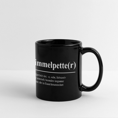Tasse | Eischwiele Platt | Mimmelpette(r) - Schwarz