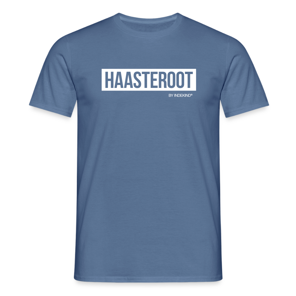 T-Shirt | Haasteroot Klassik | Manns-Lüü - Taubenblau 