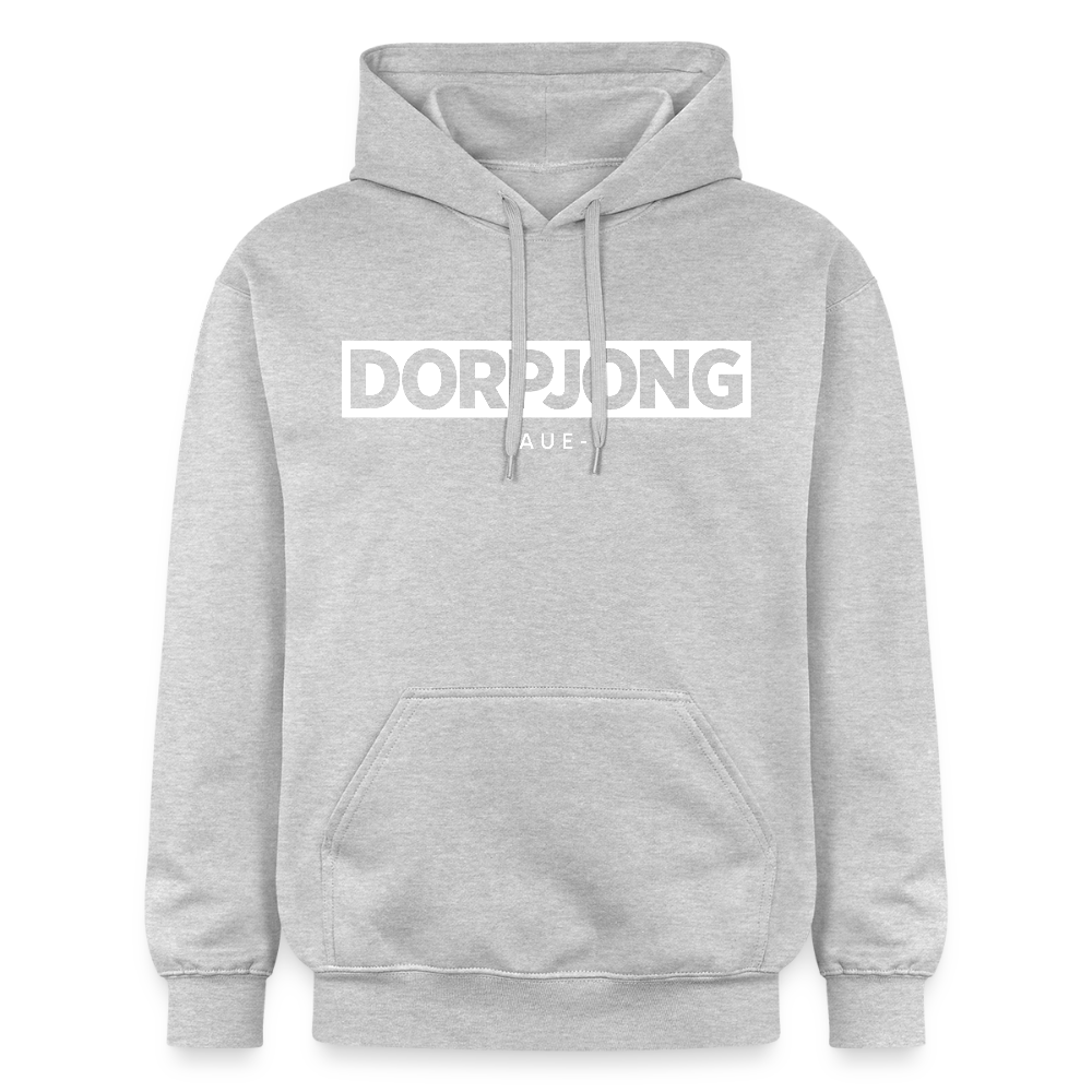 Hoodie | Dorpjong Aue Premium | Manns-Lüü - Hellgrau meliert