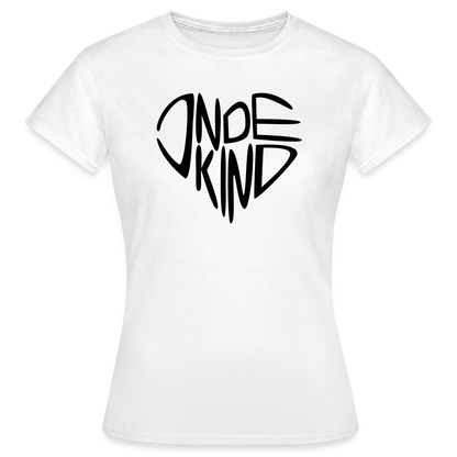 T-Shirt | Indekind Premium | Herz-Logo | Mädsche - Weiß