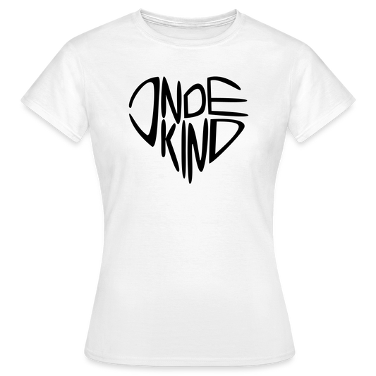 T-Shirt | Indekind Premium | Herz-Logo | Mädsche - Weiß