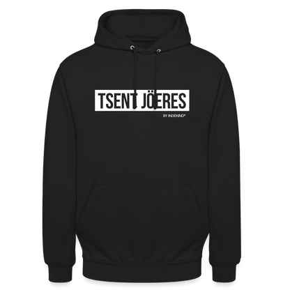 Hoodie | Tsent Jöeres Klassik | Fü allemoole - Schwarz