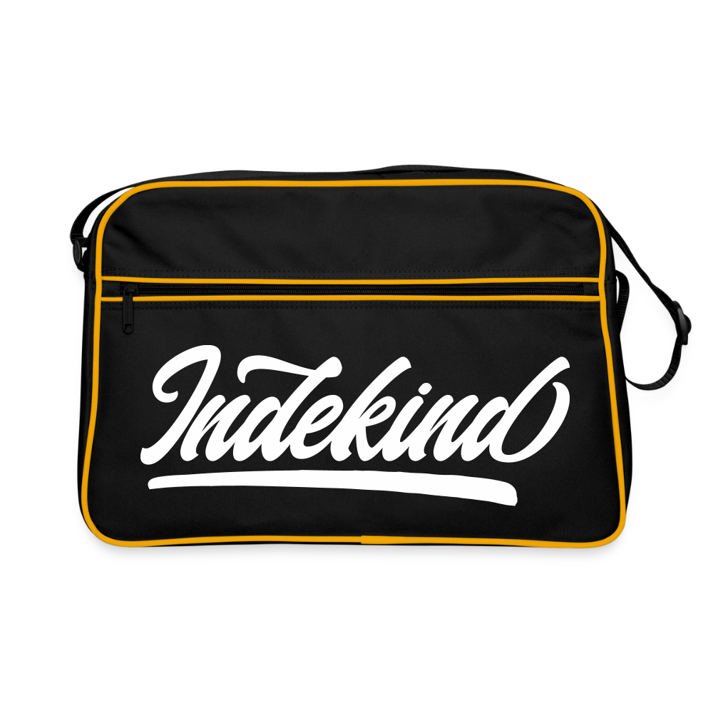 Retro Tasche | Indekind Klassik - Schwarz/Gold
