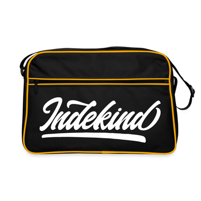 Retro Tasche | Indekind Klassik - Schwarz/Gold