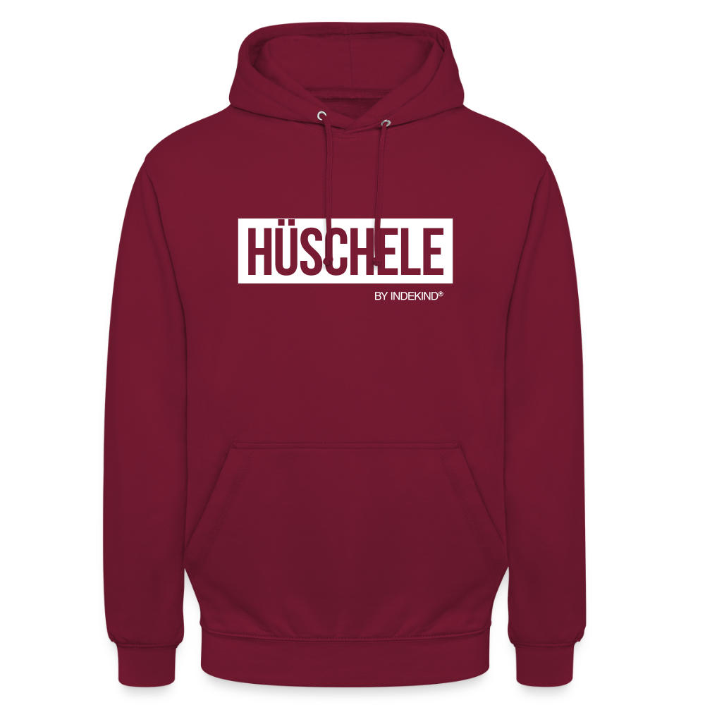 Hoodie | Hüschele Klassik | Fü allemoole - Bordeaux