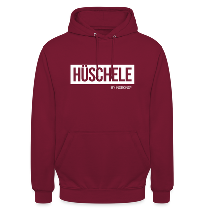 Hoodie | Hüschele Klassik | Fü allemoole - Bordeaux