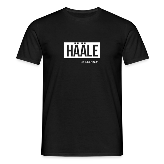 T-Shirt | Hääle Klassik | Manns-Lüü - Schwarz