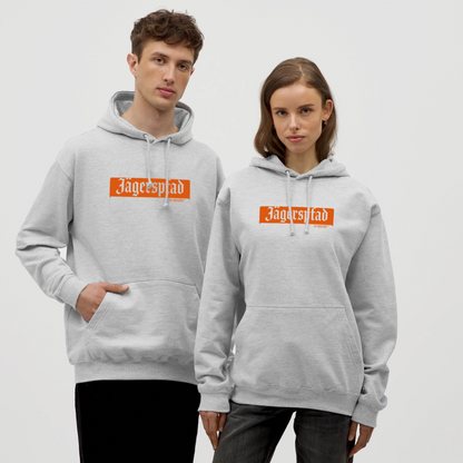 Hoodie | Jägerspfad | Fü allemoole - Hellgrau meliert