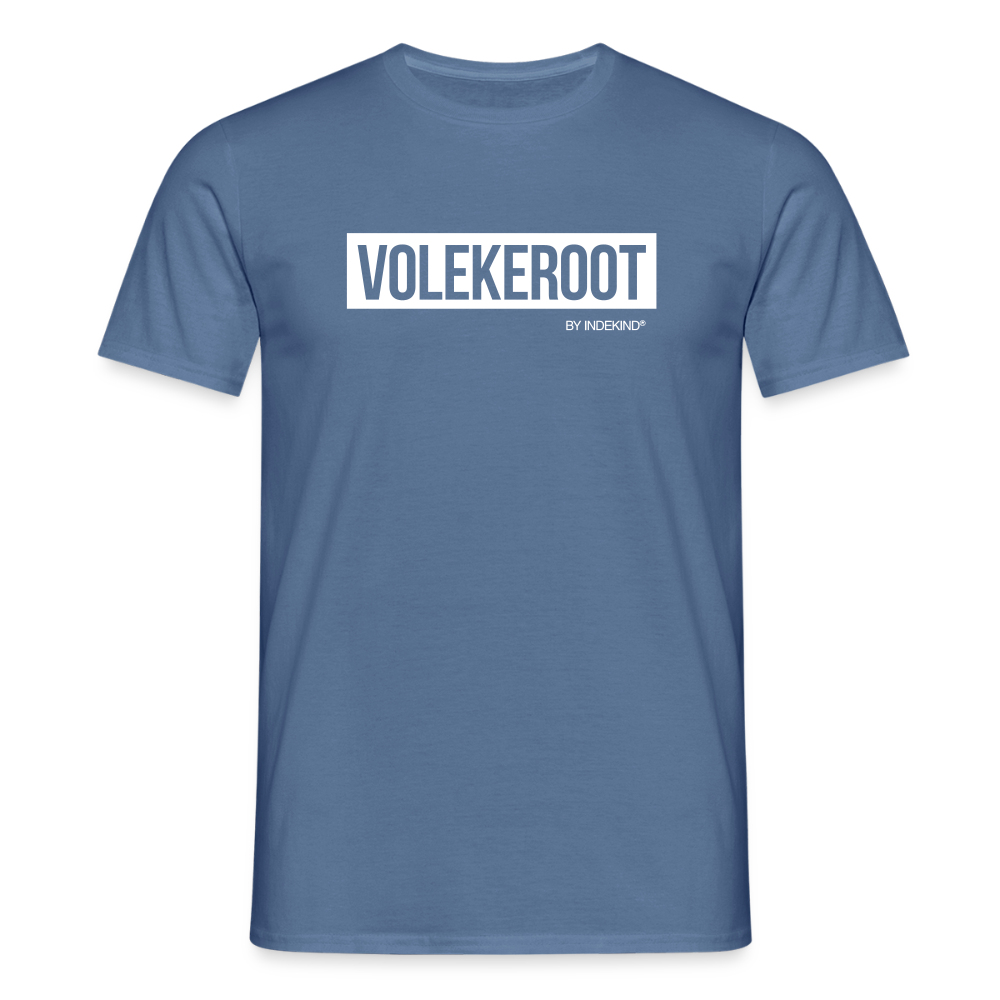 T-Shirt | Volekeroot Klassik | Manns-Lüü - Taubenblau 