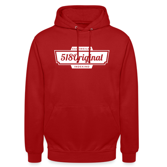 Hoodie | 518Original | Fü allemoole - Rot