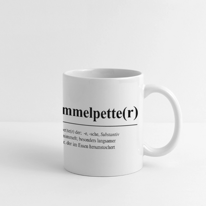 Tasse | Eischwiele Platt | Mimmelpette(r) - Weiß