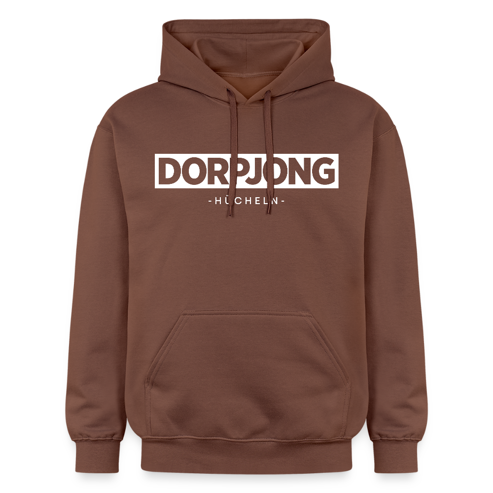 Hoodie | Dorpjong Hücheln Premium | Manns-Lüü - Kakao