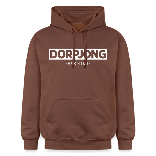 Hoodie | Dorpjong Hücheln Premium | Manns-Lüü - Kakao