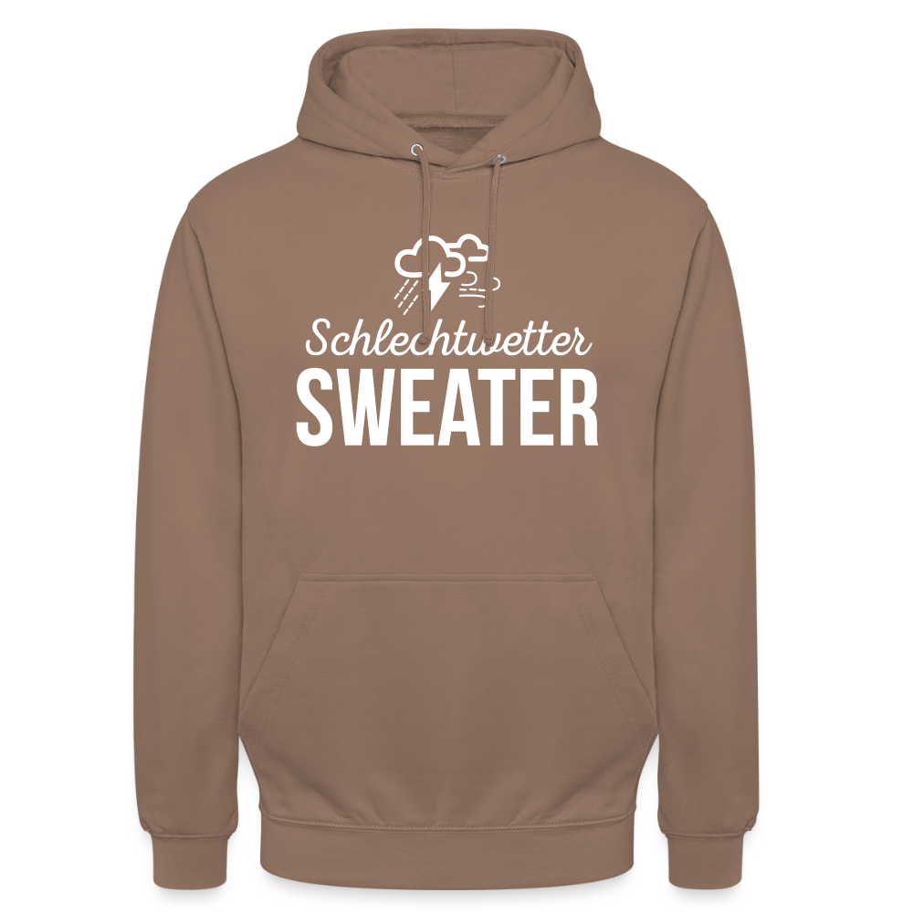 Hoodie | Schlechtwetter Sweater | Fü allemoole - Mokka