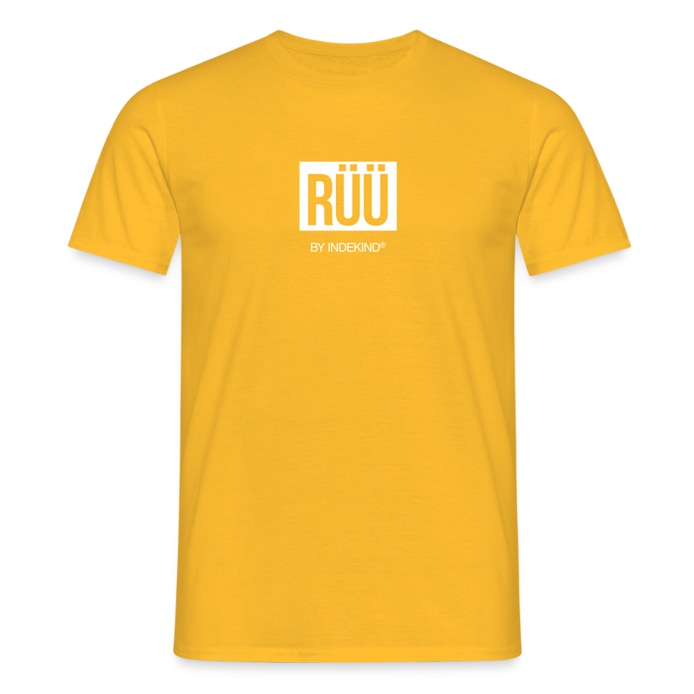 T-Shirt | Rüü Klassik | Manns-Lüü - Gelb