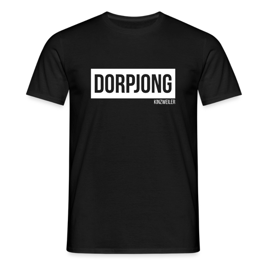 T-Shirt | Dorpjong Kinzweiler Klassik | Manns-Lüü - Schwarz