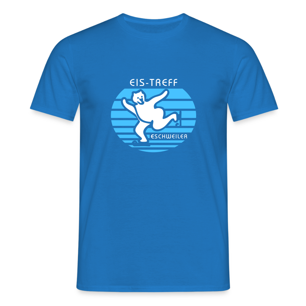 T-Shirt | Eistreff | Manns-Lüü - Royalblau