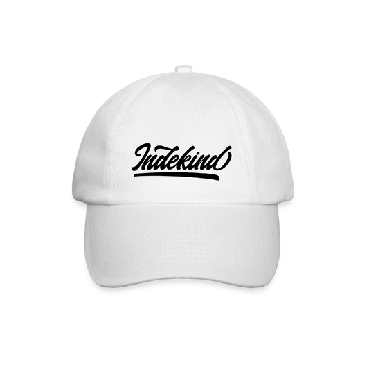 Baseballkappe | Indekind Klassik - Weiß/Weiß