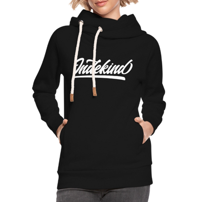 Hoodie | Indekind Schalkragen | Fü allemoole - Schwarz