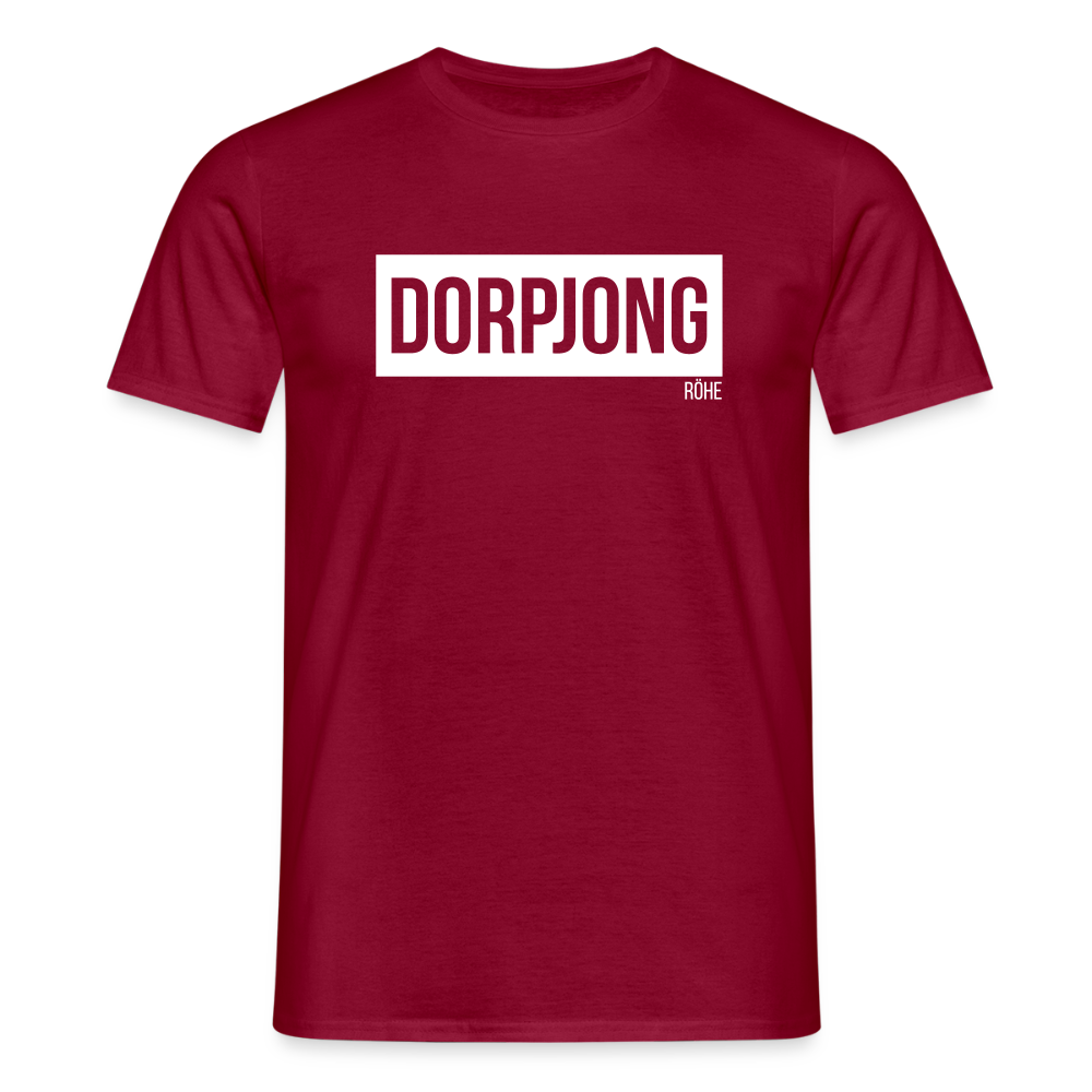 T-Shirt | Dorpjong Röhe Klassik | Manns-Lüü - Ziegelrot