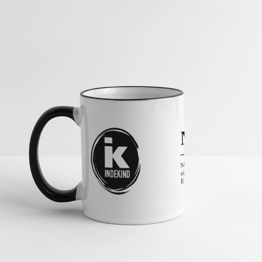 Tasse | Eischwiele Platt | Mimmelpette(r) - Weiß/Schwarz