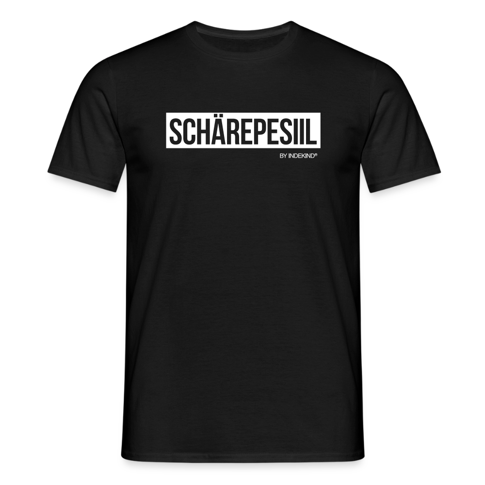 T-Shirt | Schärepesiil Klassik | Manns-Lüü - Schwarz