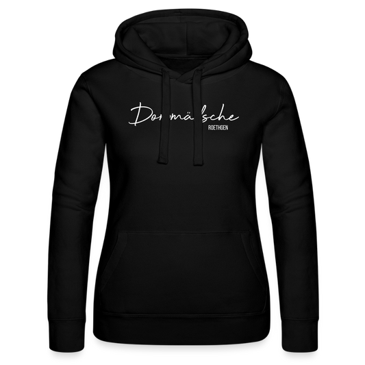 Hoodie | Dorpmädsche Roethgen Premium | Mädsche - Schwarz