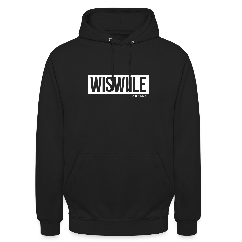 Hoodie | Wiswiile Klassik | Fü allemoole - Schwarz